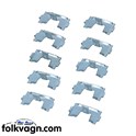 Running Board Clips, VW Beetle, 08/66–07/70