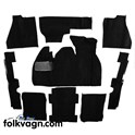 Carpet kit, Volkswagen Beetle 1303, black