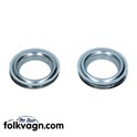 Foot heater rings, Volkswagen Beetle, to 03/52, stainless