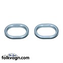 Foot heater rings, Volkswagen Beetle, Pair