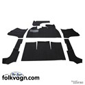 Carpet Kit, VW Beetle Convertible 1968–1971, Black