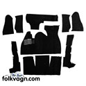 Carpet Kit, VW Beetle Convertible 1302, Black