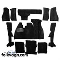 Carpet Kit, VW Beetle 1303 Convertible, Black