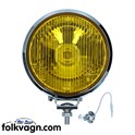 Spotlight Front Chrome Yellow Glass, VW