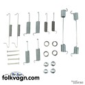 Rear Brake Shoe Mounting Kit, VW Bus T3 Syncro 16