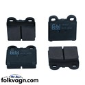 Brake Pads, VW Beetle/Ghia/1302/1303/Type 3, 71–72