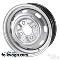 Standard Wheel Grey 4 Lug, VW Beetle/KG/3, 65-67