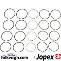 Piston Ring Set 83.0mm, VW, JOPEX, 83