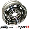 Steel Rim Chromed 5.5x15, VW (JOPEX)