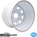Steel Rim, White, VW, EMPI OEM