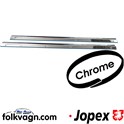 Door Sill Cover Set, Chrome, VW, Pair (JOPEX)