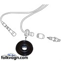 Spark Plug Cap Seal, Rubber, VW