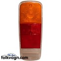 Tail Light Lens, VW, Orange/Red, 98